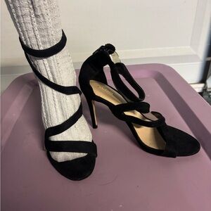 Aldo Elegant Black Suede Heels